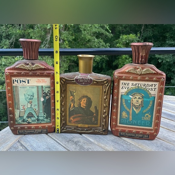 Set of 3 Jim Beam Collectible Bottles / Decanters - Picture 5 of 6